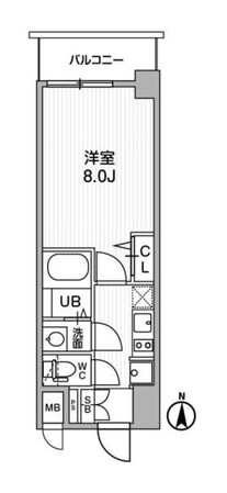 ディームス東陽町Ⅱの物件間取画像